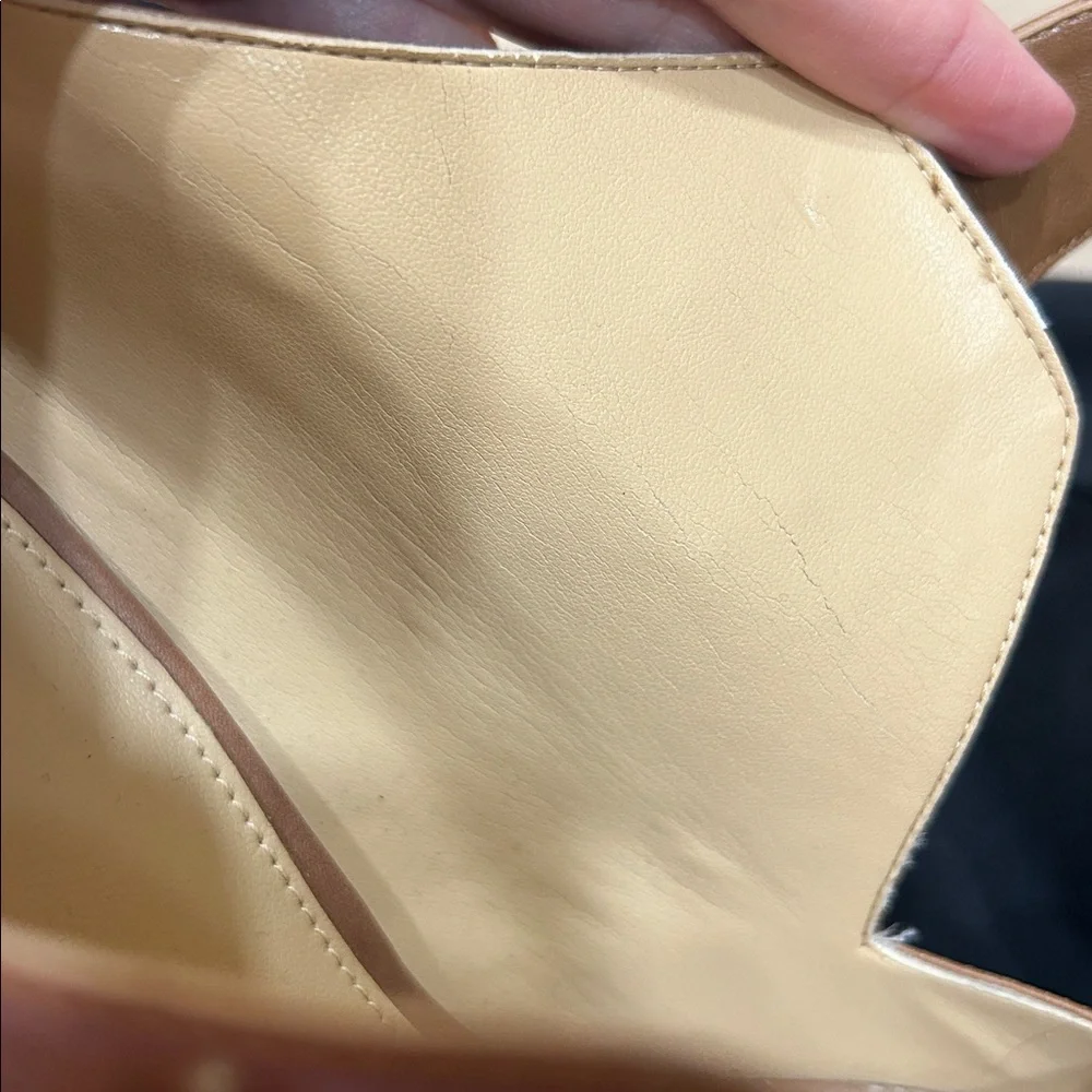 Michael Kors Eleni Platform Leather Block Heels Size 10